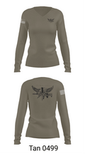 CSPD SWAT 8579854 Women's Long Sleeve V-neck Shirt - 11