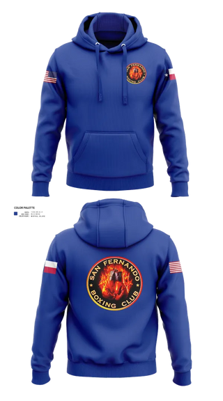 Hoodie, San Fernando Boxing Club, Spirit Store, Teamtime, Team time, sublimation, custom sports apparel, team uniforms, spirit wear, spiritwear, sports uniforms, custom shirts, team store, custom team store, fundraiser sports, apparel fundraiser