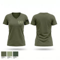 SAU 69126902 Women's Short Sleeve V-neck Shirt - 1