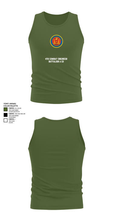 4th Combat Engineer Battalion A Co 69911625 Tank Top - 59