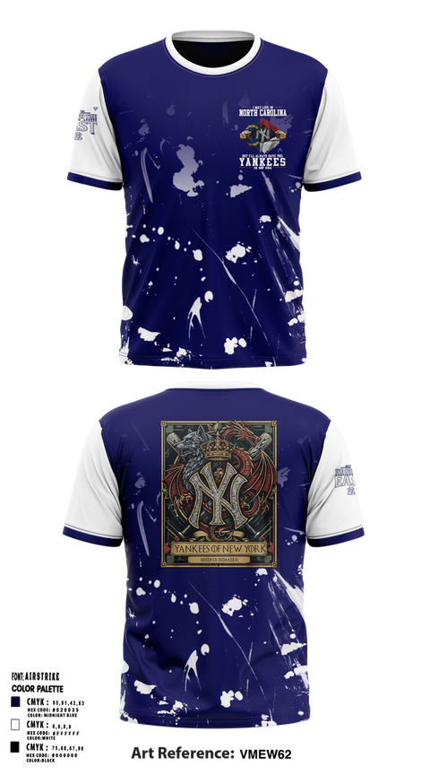 Short Sleeve Performance Shirt, New York Yankees, Baseball, Teamtime, Team time, sublimation, custom sports apparel, team uniforms, spirit wear, spiritwear, sports uniforms, custom shirts, team store, custom team store, fundraiser sports, apparel fundraiser