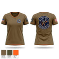 DET 006 Soaring Tigers 48978615 Women's Short Sleeve V-neck Shirt - 1