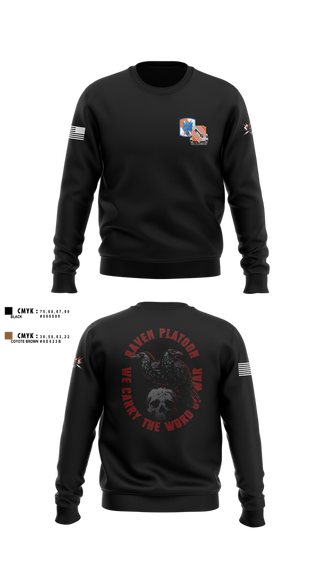 Crew Neck Sweatshirt, , Army, Teamtime, Team time, sublimation, custom sports apparel, team uniforms, spirit wear, spiritwear, sports uniforms, custom shirts, team store, custom team store, fundraiser sports, apparel fundraiser
