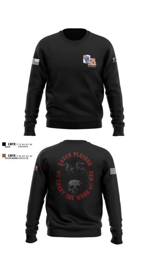 Crew Neck Sweatshirt, , Army, Teamtime, Team time, sublimation, custom sports apparel, team uniforms, spirit wear, spiritwear, sports uniforms, custom shirts, team store, custom team store, fundraiser sports, apparel fundraiser
