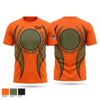 Short Sleeve Performance Shirt, 1ST Armored Division, Army, Teamtime, Team time, sublimation, custom sports apparel, team uniforms, spirit wear, spiritwear, sports uniforms, custom shirts, team store, custom team store, fundraiser sports, apparel fundraiser