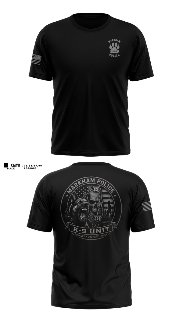 Short Sleeve Performance Shirt, Markham Police K9 Unit, Police, Teamtime, Team time, sublimation, custom sports apparel, team uniforms, spirit wear, spiritwear, sports uniforms, custom shirts, team store, custom team store, fundraiser sports, apparel fundraiser