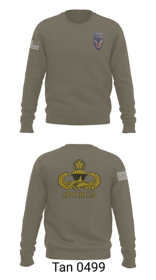 Crew Neck Sweatshirt, HHC, 725th BSB, 2/11 ABN, , Teamtime, Team time, sublimation, custom sports apparel, team uniforms, spirit wear, spiritwear, sports uniforms, custom shirts, team store, custom team store, fundraiser sports, apparel fundraiser