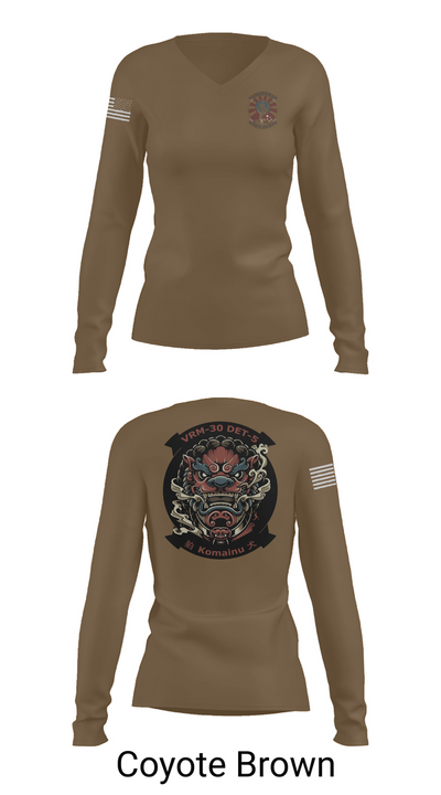 VRM-30 DET V 46300296 Women's Long Sleeve V-neck Shirt - 16