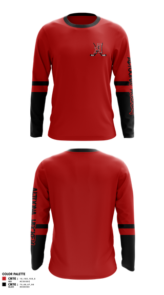 Long Sleeve Performance Shirt, Altoona Youth Hockey Association, Ice Hockey, Teamtime, Team time, sublimation, custom sports apparel, team uniforms, spirit wear, spiritwear, sports uniforms, custom shirts, team store, custom team store, fundraiser sports, apparel fundraiser