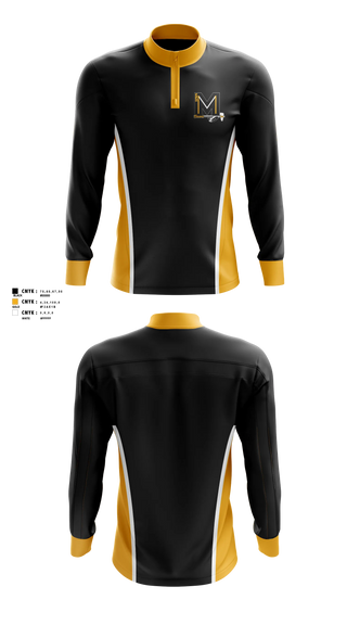 Quarter Zip Jacket, Manteo Braves, Women's Basketball, Teamtime, Team time, sublimation, custom sports apparel, team uniforms, spirit wear, spiritwear, sports uniforms, custom shirts, team store, custom team store, fundraiser sports, apparel fundraiser