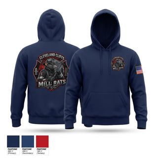 Hoodie, Cleveland Cliffs Fire Department, Fire Department, Teamtime, Team time, sublimation, custom sports apparel, team uniforms, spirit wear, spiritwear, sports uniforms, custom shirts, team store, custom team store, fundraiser sports, apparel fundraiser