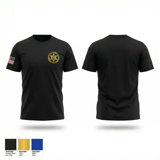 Old School Cotton Feel Shirt, Pulaski County Sheriff’s Office, Police, Teamtime, Team time, sublimation, custom sports apparel, team uniforms, spirit wear, spiritwear, sports uniforms, custom shirts, team store, custom team store, fundraiser sports, apparel fundraiser