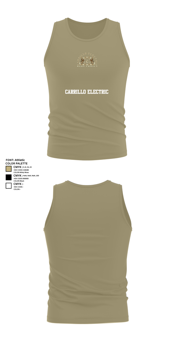 Tank Top, Carrillo electric, , Teamtime, Team time, sublimation, custom sports apparel, team uniforms, spirit wear, spiritwear, sports uniforms, custom shirts, team store, custom team store, fundraiser sports, apparel fundraiser