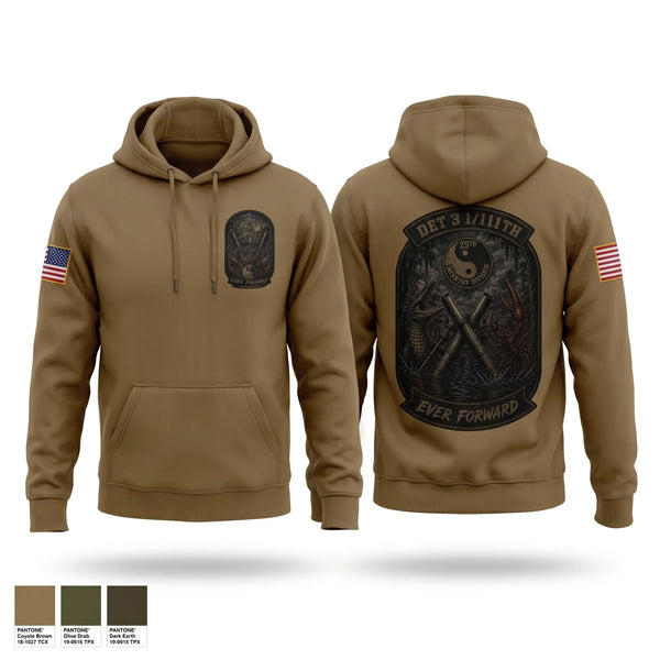 Hoodie, DET 3 HHB 1-111th FA, National Guard, Teamtime, Team time, sublimation, custom sports apparel, team uniforms, spirit wear, spiritwear, sports uniforms, custom shirts, team store, custom team store, fundraiser sports, apparel fundraiser