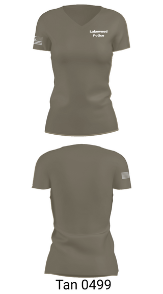 Womens Short Sleeve Vneck Shirt, Lakewood Police, Police, Teamtime, Team time, sublimation, custom sports apparel, team uniforms, spirit wear, spiritwear, sports uniforms, custom shirts, team store, custom team store, fundraiser sports, apparel fundraiser