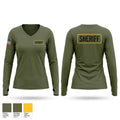 Columbiana county sheriff Women's Long Sleeve V-neck Shirt - 1