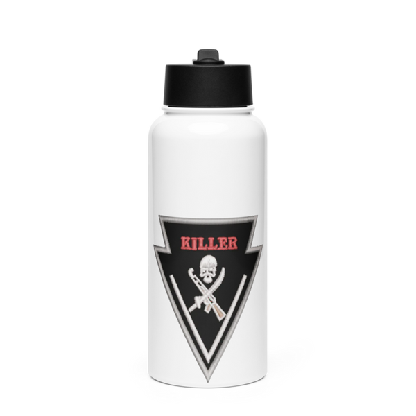 2/11 killer troop 669817 Stainless Steel Water Bottle with a Straw Lid