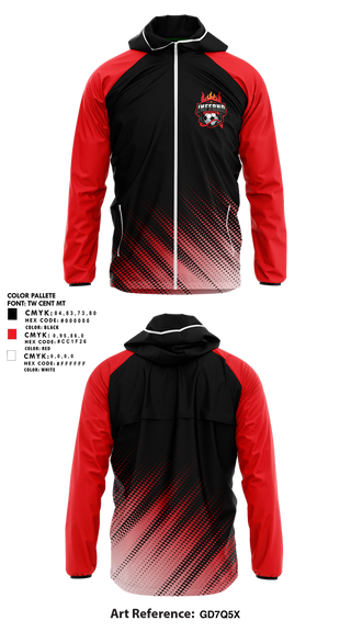 Windbreaker, Coventry Inferno, Men's Soccer, Teamtime, Team time, sublimation, custom sports apparel, team uniforms, spirit wear, spiritwear, sports uniforms, custom shirts, team store, custom team store, fundraiser sports, apparel fundraiser