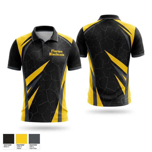 Short Sleeve Performance Polo, Florien Blackcats, Softball, Teamtime, Team time, sublimation, custom sports apparel, team uniforms, spirit wear, spiritwear, sports uniforms, custom shirts, team store, custom team store, fundraiser sports, apparel fundraiser