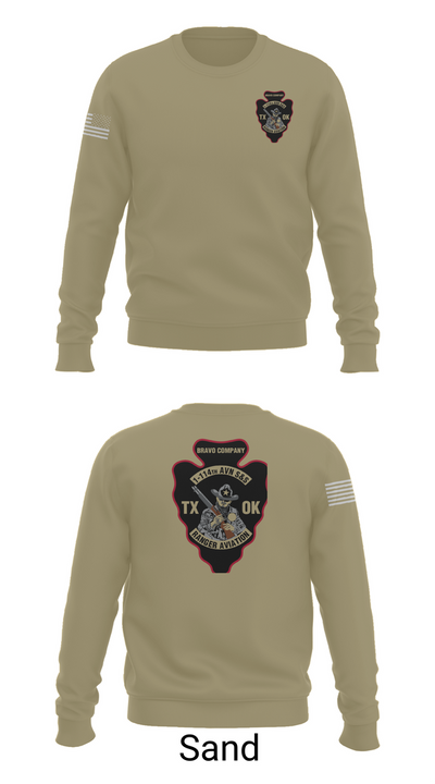 B CO 1-114TH AVN S&S 16112199 Crew Neck Sweatshirt - 85