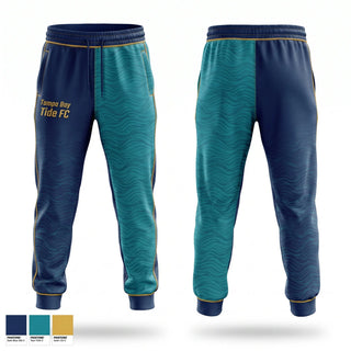Sweatpants, Tampa Bay Tide FC, Men's Soccer, Teamtime, Team time, sublimation, custom sports apparel, team uniforms, spirit wear, spiritwear, sports uniforms, custom shirts, team store, custom team store, fundraiser sports, apparel fundraiser