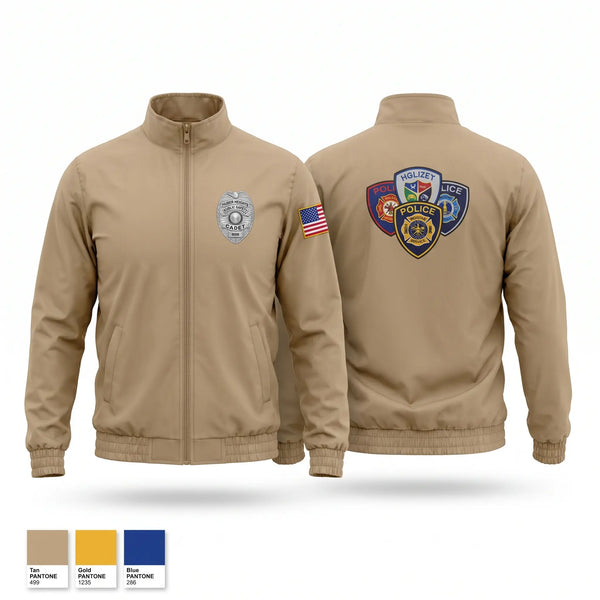 Windbreaker, Huber Heights Public Safety Cadets, Police, Teamtime, Team time, sublimation, custom sports apparel, team uniforms, spirit wear, spiritwear, sports uniforms, custom shirts, team store, custom team store, fundraiser sports, apparel fundraiser