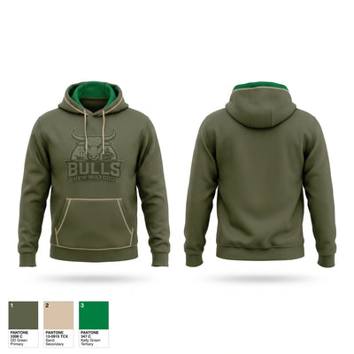 New Milford Bulls Hoodie - 2