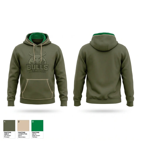Hoodie, New Milford Bulls, , Teamtime, Team time, sublimation, custom sports apparel, team uniforms, spirit wear, spiritwear, sports uniforms, custom shirts, team store, custom team store, fundraiser sports, apparel fundraiser