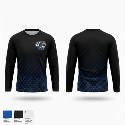 Detroit Bees 47252645 Long Sleeve Performance Shirt 2