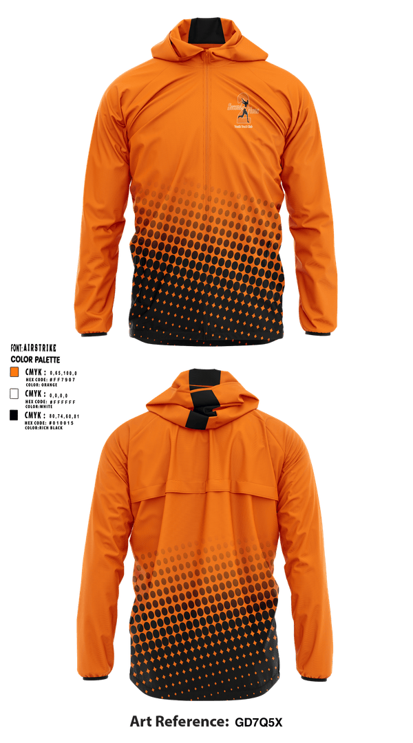 Windbreaker, Second2None, Track & Field, Teamtime, Team time, sublimation, custom sports apparel, team uniforms, spirit wear, spiritwear, sports uniforms, custom shirts, team store, custom team store, fundraiser sports, apparel fundraiser