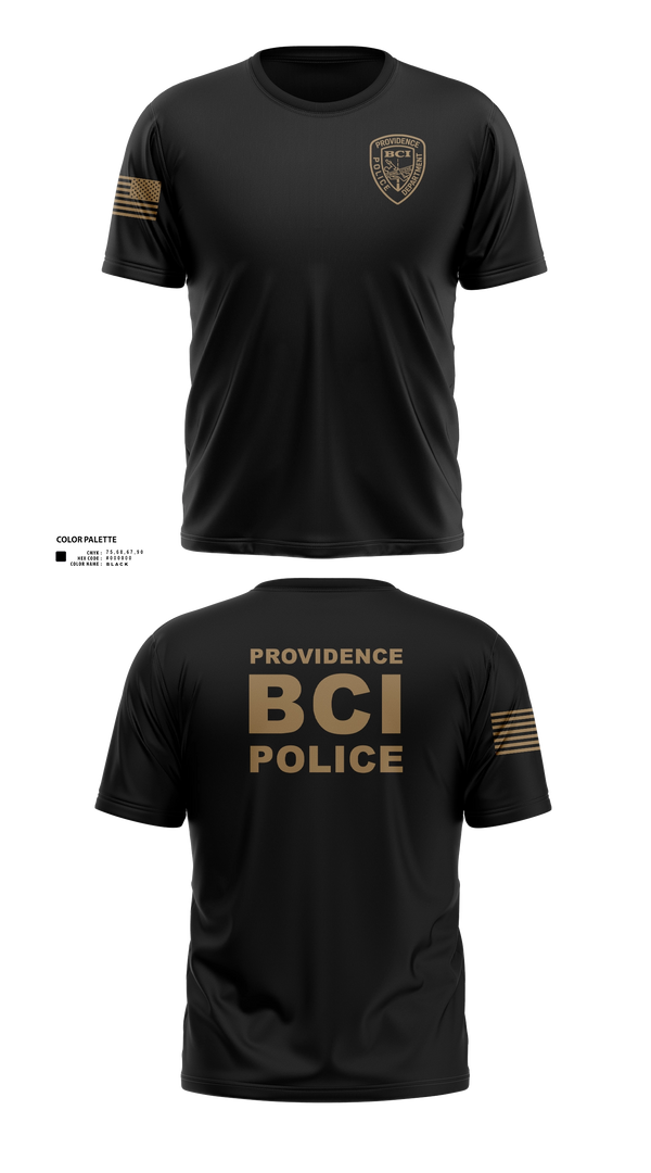Short Sleeve Performance Shirt, Providence Police BCI, Police, Teamtime, Team time, sublimation, custom sports apparel, team uniforms, spirit wear, spiritwear, sports uniforms, custom shirts, team store, custom team store, fundraiser sports, apparel fundraiser
