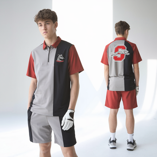 Short Sleeve Performance Polo, Shorewood Greyhounds Golf, Golf, Teamtime, Team time, sublimation, custom sports apparel, team uniforms, spirit wear, spiritwear, sports uniforms, custom shirts, team store, custom team store, fundraiser sports, apparel fundraiser