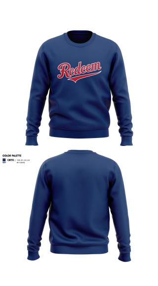 Crew Neck Sweatshirt, Redeem, Softball, Teamtime, Team time, sublimation, custom sports apparel, team uniforms, spirit wear, spiritwear, sports uniforms, custom shirts, team store, custom team store, fundraiser sports, apparel fundraiser
