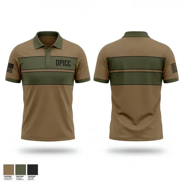 Short Sleeve Performance Polo, DPICC, Army, Teamtime, Team time, sublimation, custom sports apparel, team uniforms, spirit wear, spiritwear, sports uniforms, custom shirts, team store, custom team store, fundraiser sports, apparel fundraiser