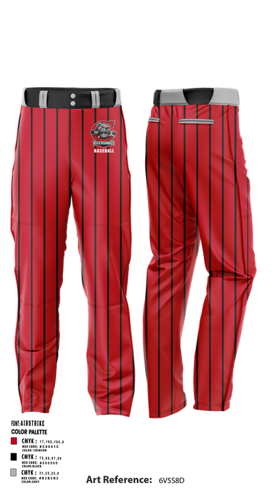 Clarkston RiverDawgs 32588351 Baseball Pants - 1