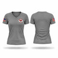 Mills River Fire Rescue Women's Short Sleeve V-neck Shirt - 1