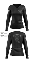 Eunice Police TRU 91634971 Women's Long Sleeve V-neck Shirt - 1
