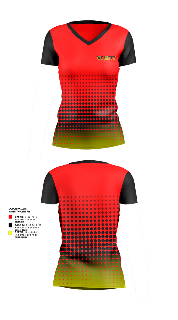 Womens Short Sleeve Vneck Shirt, We Litty!, , Teamtime, Team time, sublimation, custom sports apparel, team uniforms, spirit wear, spiritwear, sports uniforms, custom shirts, team store, custom team store, fundraiser sports, apparel fundraiser