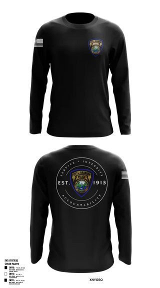 Long Sleeve Performance Shirt, Branson Police Department, Police, Teamtime, Team time, sublimation, custom sports apparel, team uniforms, spirit wear, spiritwear, sports uniforms, custom shirts, team store, custom team store, fundraiser sports, apparel fundraiser