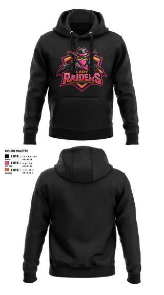 Hoodie, Lady Raiders, Softball, Teamtime, Team time, sublimation, custom sports apparel, team uniforms, spirit wear, spiritwear, sports uniforms, custom shirts, team store, custom team store, fundraiser sports, apparel fundraiser