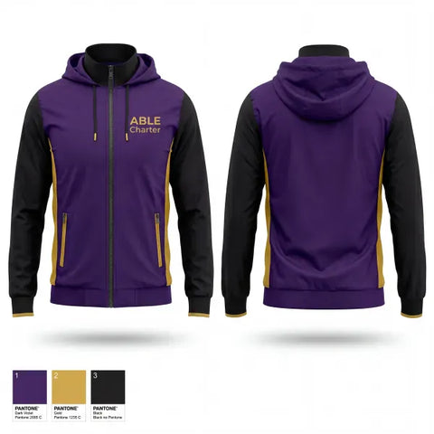 Windbreaker, ABLE Charter, Men's Volleyball, Teamtime, Team time, sublimation, custom sports apparel, team uniforms, spirit wear, spiritwear, sports uniforms, custom shirts, team store, custom team store, fundraiser sports, apparel fundraiser