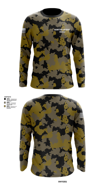 Hampton sheriff office 11195878 Long Sleeve Performance Shirt 3