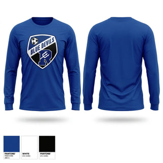 Long Sleeve Performance Shirt, Reading Blue Devils, Men's Soccer, Teamtime, Team time, sublimation, custom sports apparel, team uniforms, spirit wear, spiritwear, sports uniforms, custom shirts, team store, custom team store, fundraiser sports, apparel fundraiser