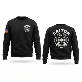 Crew Neck Sweatshirt, Ariton fire & rescue, Fire Department, Teamtime, Team time, sublimation, custom sports apparel, team uniforms, spirit wear, spiritwear, sports uniforms, custom shirts, team store, custom team store, fundraiser sports, apparel fundraiser