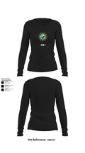 ACB-1 33490602 Women's Long Sleeve V-neck Shirt - 21