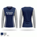 St. Francis de Sales Women's Long Sleeve V-neck Shirt - 1