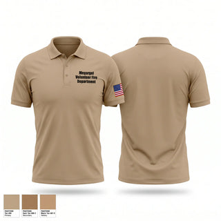 Short Sleeve Performance Polo, Megargel Volunteer Fire Department, Fire Department, Teamtime, Team time, sublimation, custom sports apparel, team uniforms, spirit wear, spiritwear, sports uniforms, custom shirts, team store, custom team store, fundraiser sports, apparel fundraiser