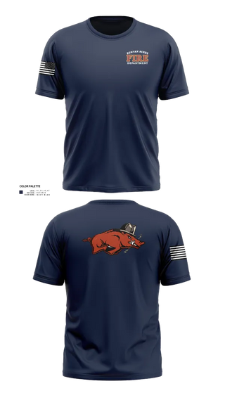 Short Sleeve Performance Shirt, RUNYAN ACRES FIRE DEPARTMENT, , Teamtime, Team time, sublimation, custom sports apparel, team uniforms, spirit wear, spiritwear, sports uniforms, custom shirts, team store, custom team store, fundraiser sports, apparel fundraiser