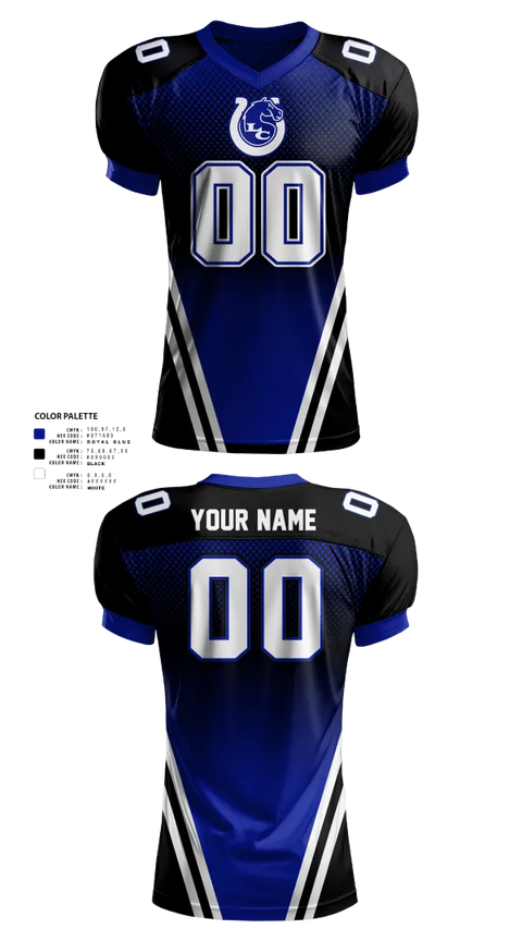 Football Jersey, Lodi Colts Football and Cheer, , Teamtime, Team time, sublimation, custom sports apparel, team uniforms, spirit wear, spiritwear, sports uniforms, custom shirts, team store, custom team store, fundraiser sports, apparel fundraiser