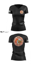 Jenkins fire department 74375702 Women's Short Sleeve V-neck Shirt - 1